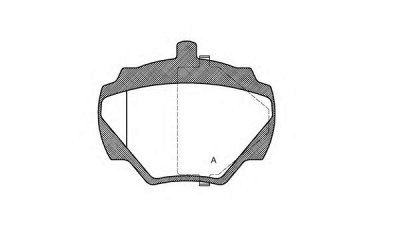 OPEN PARTS bpa022210 -  Комплект тормозных колодок, дисковый тормоз